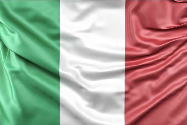 La bandiera taliana.

