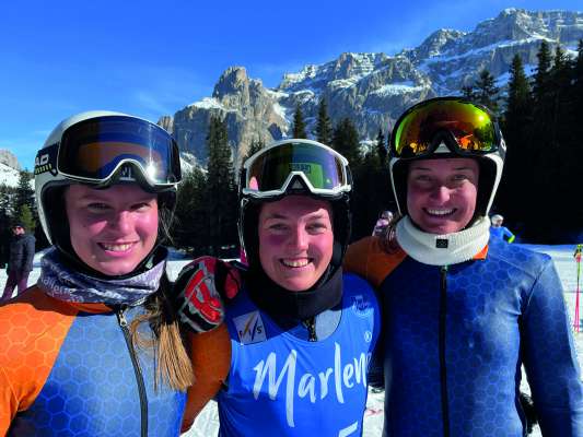 Chayenne Kostner, Vicky Bernardi y Sara Thaler. 
