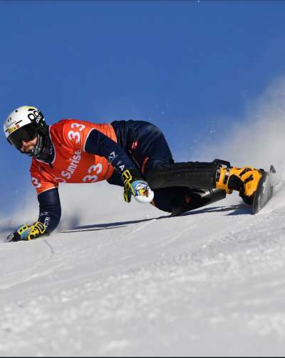 Daniele Bagozza.   (foto: Snowoard Wetcup Scuol)
