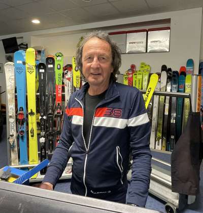 Renato Costa tl imprëst de schi a La Ila. foto:mo
