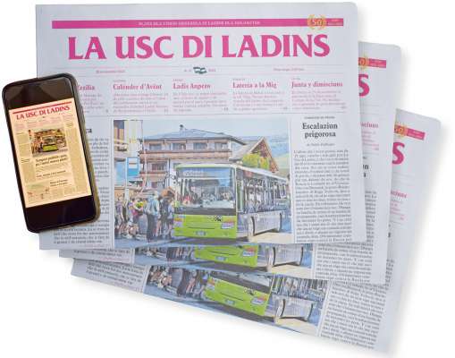 La Usc stampada y La Usc digitala a n prisc spezial. 
