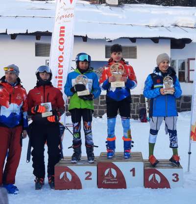 L podie Ragazzi: 1° Giacomo Maria Zotta Primier, 2° Maximo Franco Navarro STF, 3° Gregorio Buffatti FA, 4° Gabriel Dellantonio MP.
