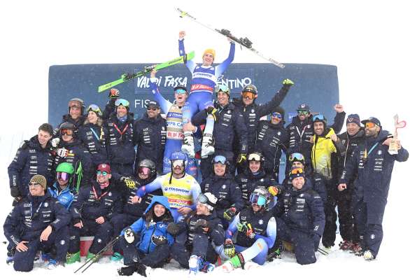 La squadra talièna con i venjidores. (fotos: Brunel, Piazzi, Rizzi)
